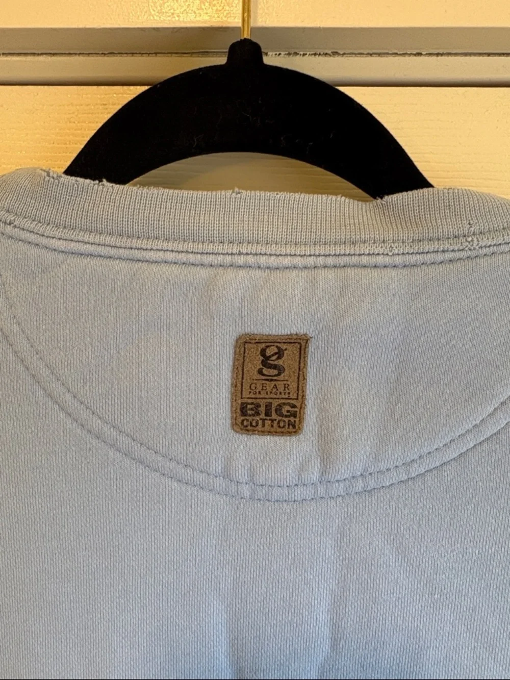 Gear for Sports | Big Cotton Carolina Blue Crewneck Sweatshirt UNC Size Large